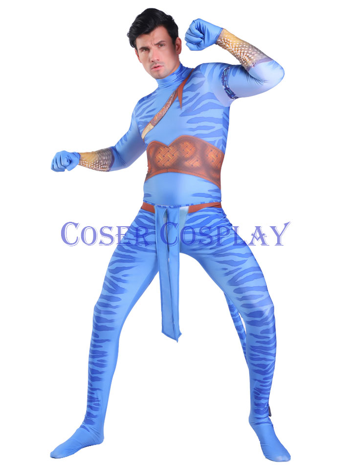 2020 Avatar Jake Sully Sexy Halloween Costumes For Men 0417